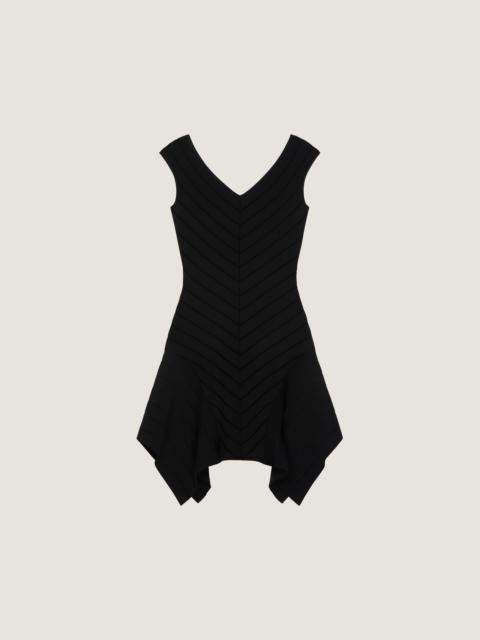 Givenchy SHORT DRESS IN HERRINGBONE KNIT