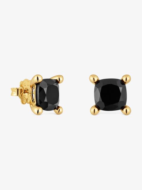 TOUS 18K gold vermeil and onyx Earrings Color Black