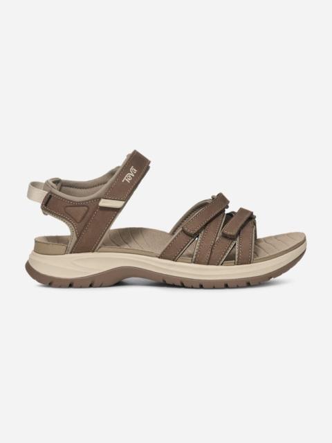 Teva Women's Tirra Sport Leather Hiking Sandal in Caribou