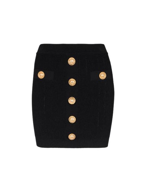 Balmain Knit skirt with buttons