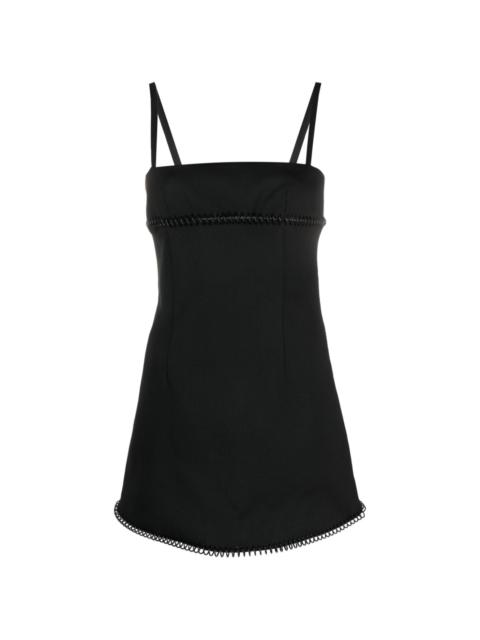 COPERNI Spiral square-neck minidress