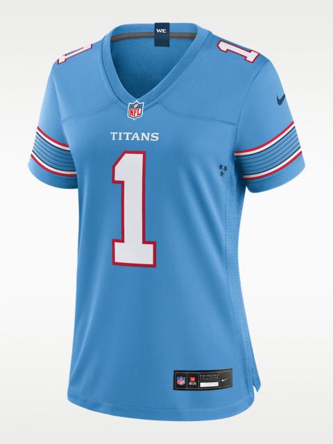 Nike Cameron Ward Tennessee Titans Women's Nike NFL Game Jersey