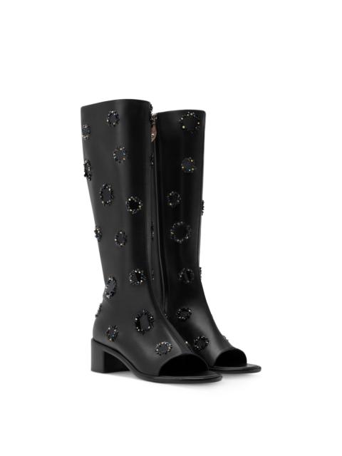 Louis Vuitton Talisman Open Toe High Boot