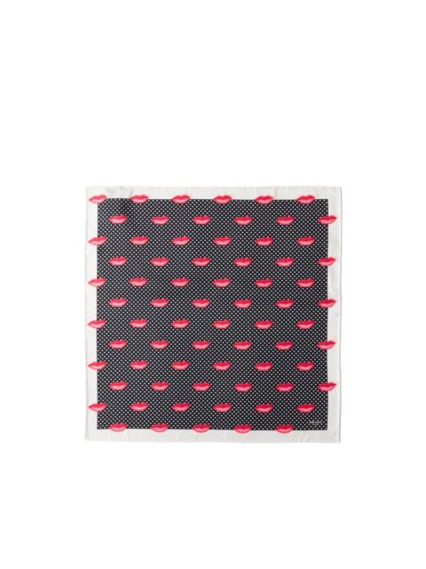Prada Printed silk twill scarf
