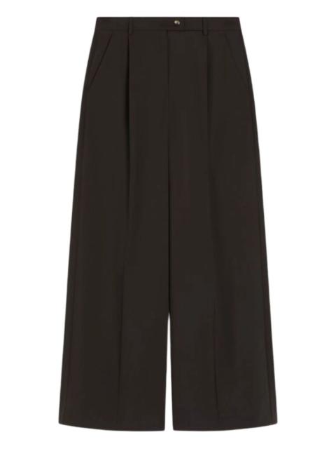 Sportmax button wool trousers