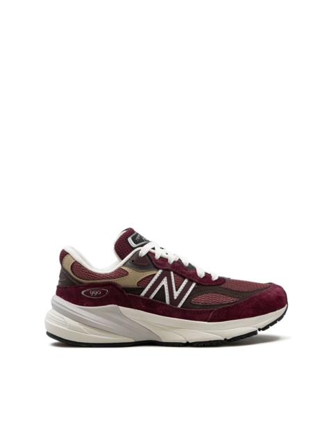 990v6 Made in USA "Burgundy" sneakers