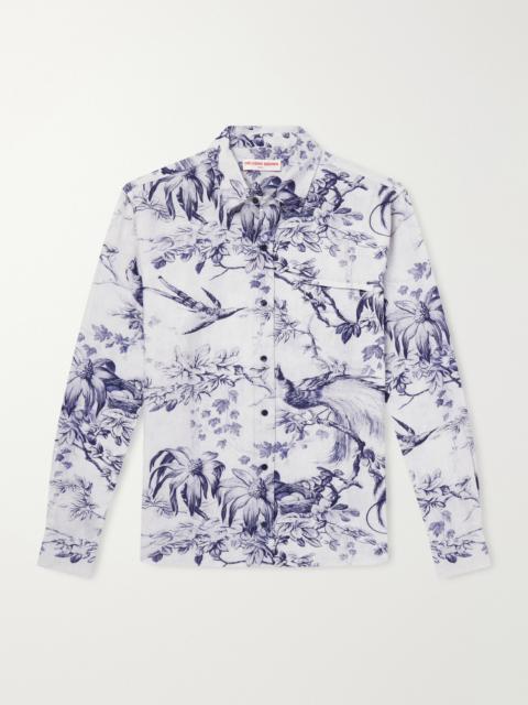 ORLEBAR BROWN Grasmoor Printed Linen Shirt