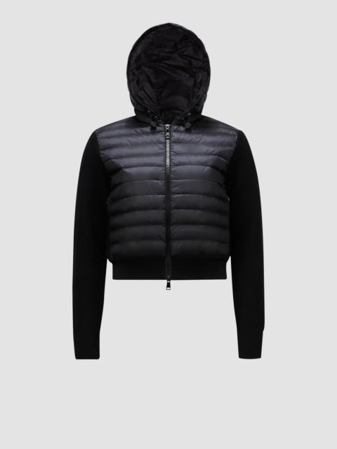 Moncler Padded Wool Zip-Up Hoodie