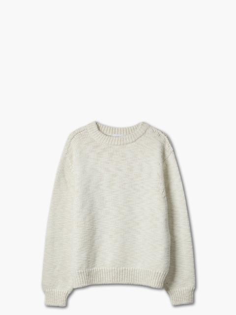 Lemaire CHUNKY SWEATER LIGHT CREAM