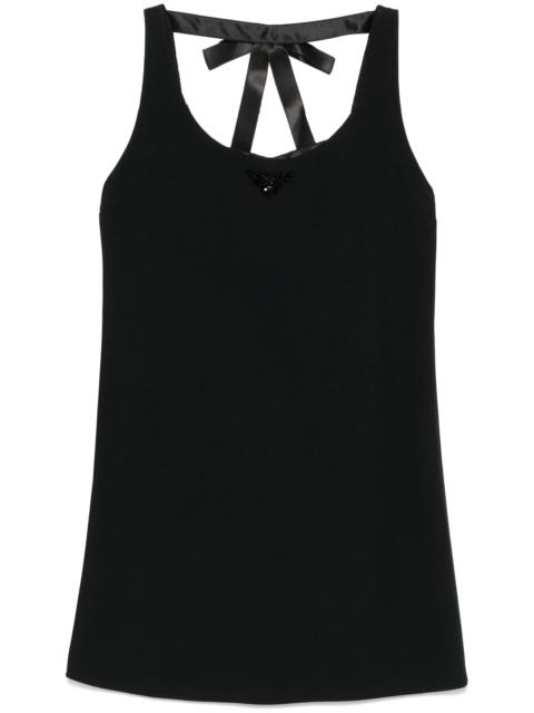 Prada Triangle-logo Mini Dress