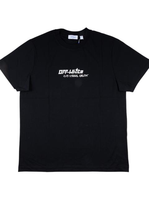 Off-White CRYST CROCO SLIM FIT TEE "Black" 44OWOS26T070 001
