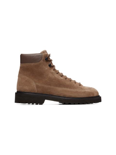 Common Projects Taupe Suede Hiker Boots