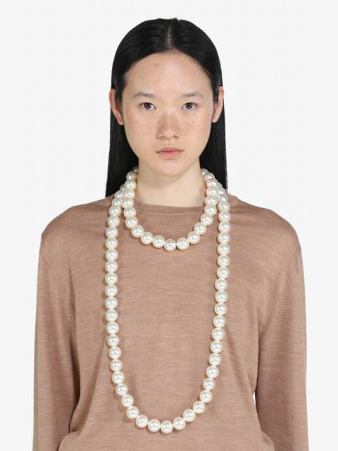 N°21 FAUX-PEARL DOUBLE NECKLACE