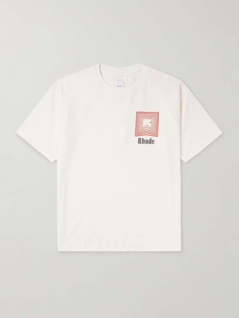 Rhude Logo-Print Cotton-Jersey T-Shirt