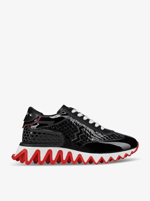 Christian Louboutin Loubishark Donna leather mid-top trainers