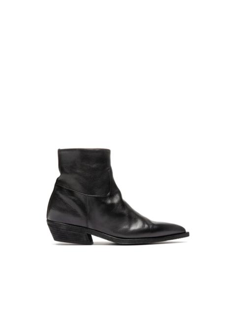 OFFICINE CREATIVE Noelie DD pointed-toe leather boots