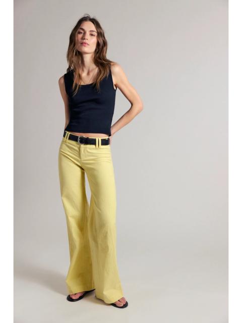 FREE PEOPLE Time Flies Low-Rise Clean Solid Trousers
