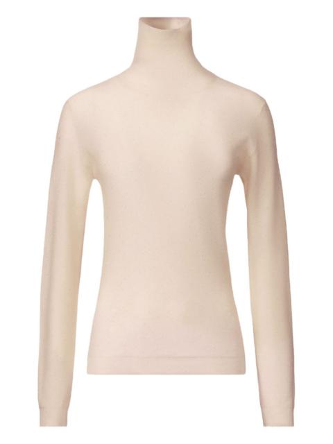 FABIANA FILIPPI sequin-embellished roll-neck jumper