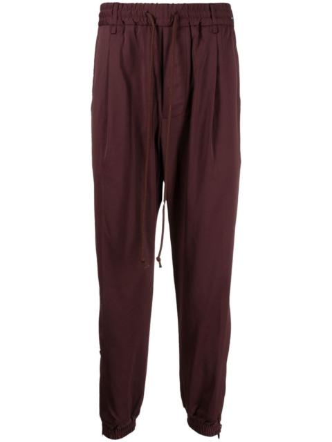 drawstring-waist track pants