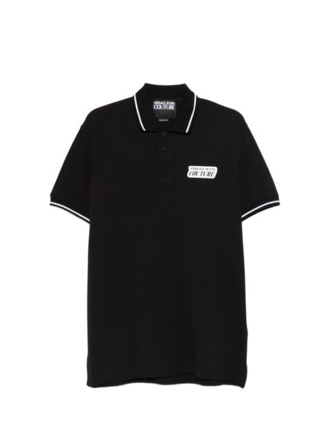 VERSACE JEANS COUTURE logo-detail polo shirt