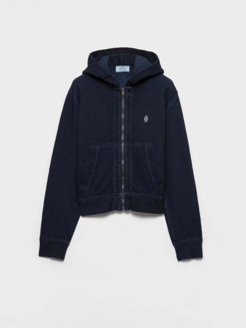 Prada Cotton hoodie jacket