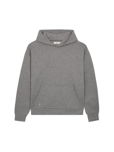 PANGAIA Womens Recycled Wool Jersey Hoodie - Volcanic Grey