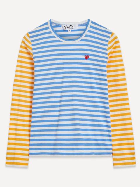 Long-Sleeve Bi-Colour Stripe T-Shirt