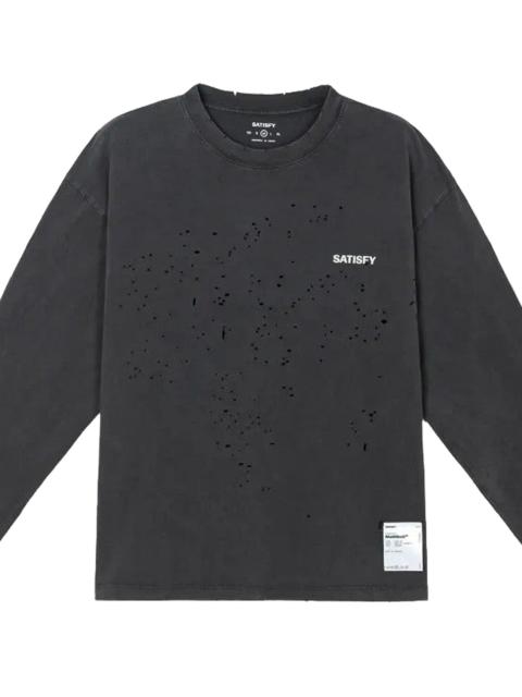 SATISFY Mothtech Long-Sleeve Tee "Aged Black" 11073 00A02
