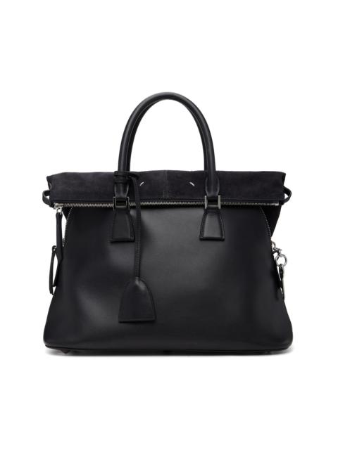 Maison Margiela Black 5AC Soft Medium Tote
