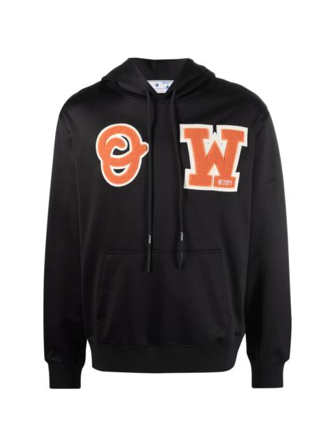 logo-patch hoodie