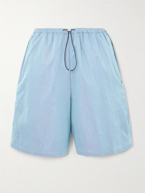 On + Zendaya Gloria Iridescent Recycled-shell Shorts