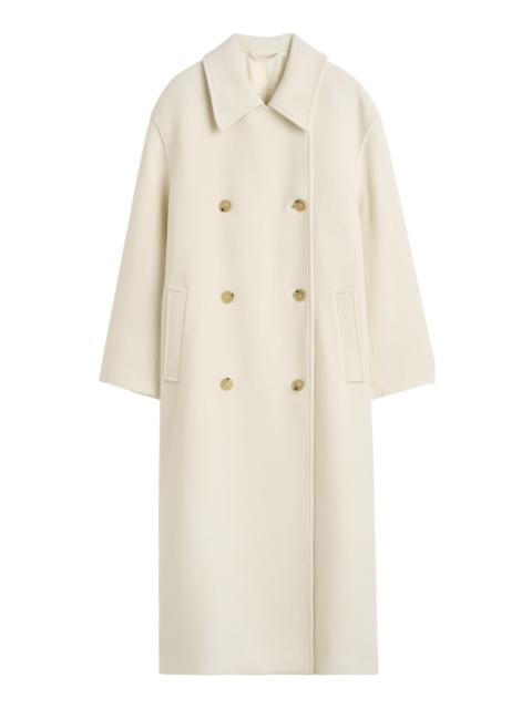 TOTEME Shield Wool-Blend Coat ivory