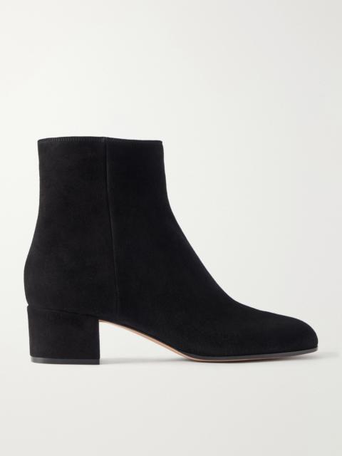 Gianvito Rossi Joelle 45 Suede Ankle Boots
