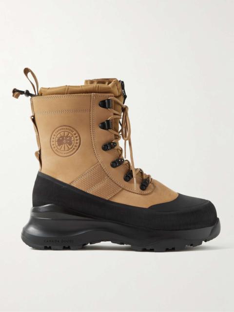 Canada Goose Armstrong Rubber-Trimmed Nubuck Boots