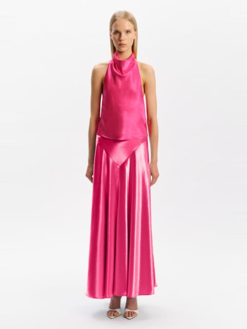 BARDOT Toni Full Maxi Skirt In Hot Pink