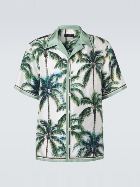 Dolce & Gabbana Printed silk twill shirt