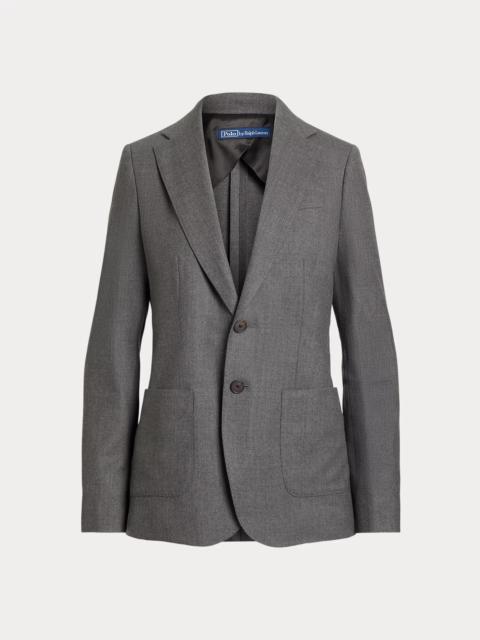 Polo Ralph Lauren Single-Breasted Wool-Blend Blazer