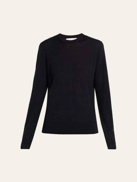 MICHAEL KORS COLLECTION Crewneck Wool-Blend Sweater