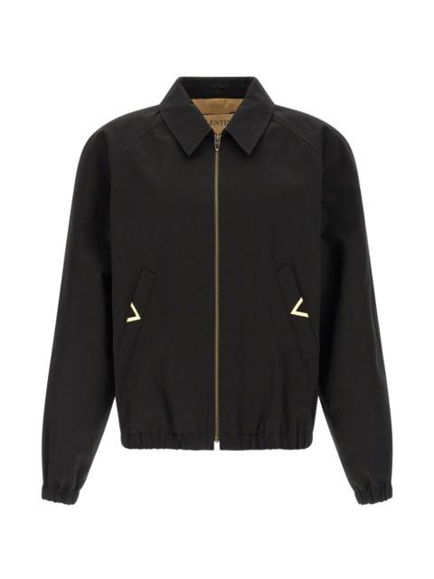 Valentino logo bomber jacket