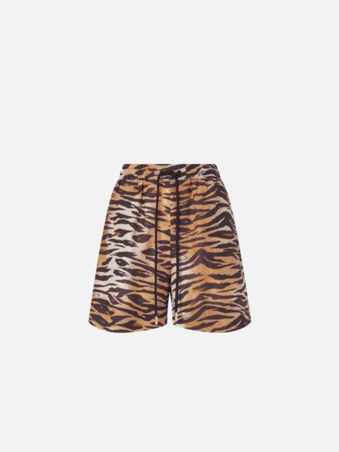 SHORTS WITH TIGER PRINT