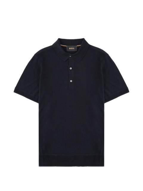 BOSS silk polo shirt