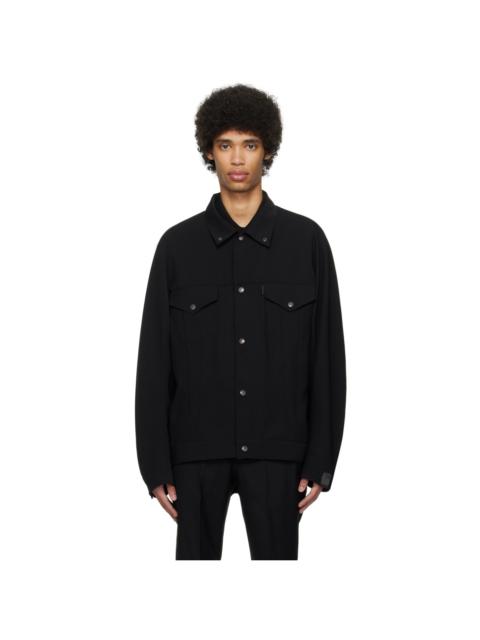 N.Hoolywood Black Buttoned Jacket