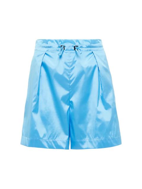Loro Piana Silk high-rise paperbag shorts