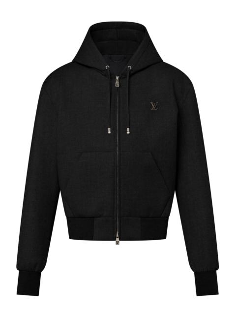 Louis Vuitton Tailored Technical Wool Hooded Blouson