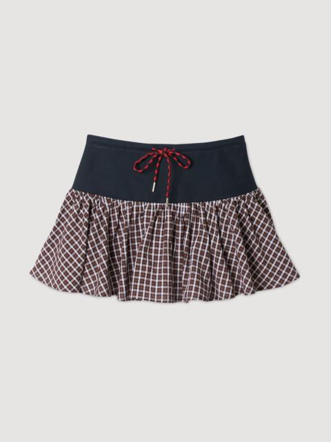 Sandro CHECKED SKORT