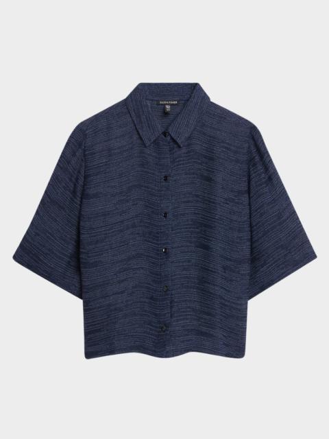 EILEEN FISHER Lightweight Button-Down Shirt