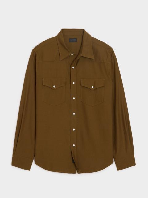 TODD SNYDER Tencel Western Shirt