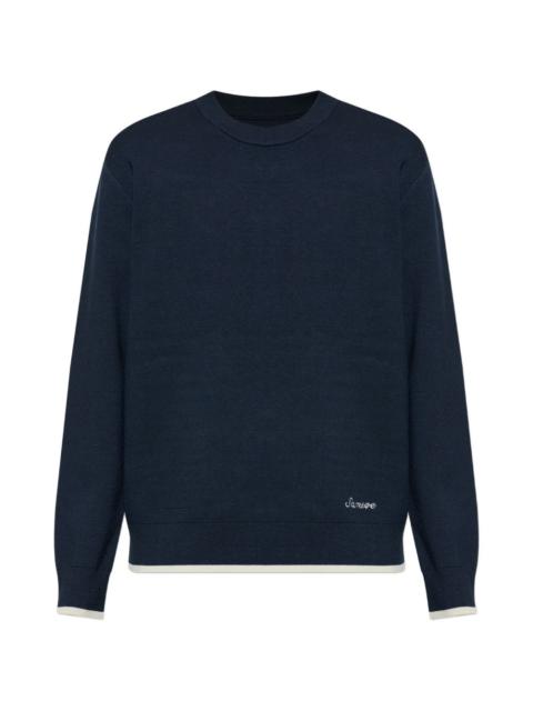 SAMSØE SAMSØE crewneck logo sweater