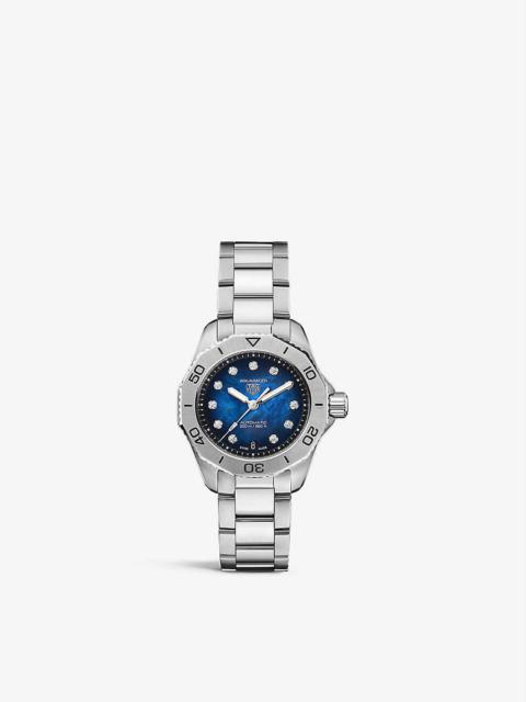 TAG Heuer WBP2411.BA0622 Aquaracer stainless-steel and 0.10ct diamond quartz watch