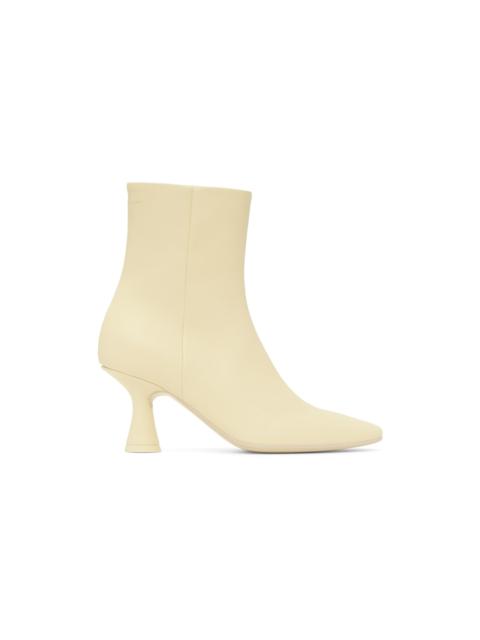 MM6 Maison Margiela Off-White 6-Stamp Boots